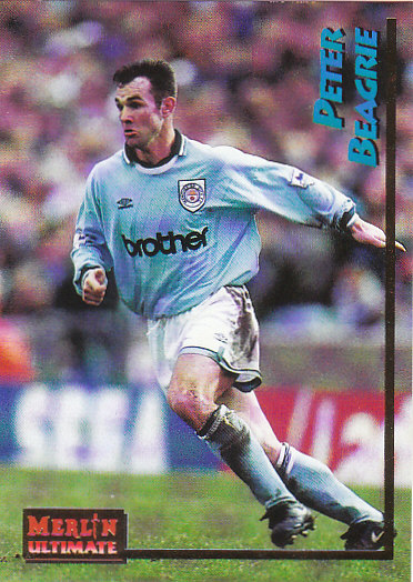 Peter Beagrie Manchester City 1995/96 Merlin Ultimate #113
